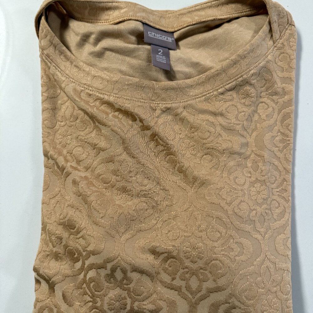 Chico's Gold Blouse